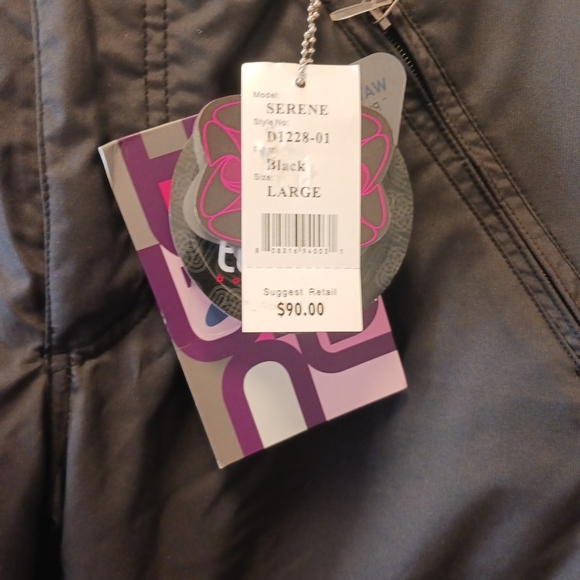 Turbine Boardwear Girl's  Black Serene Low Rise Pants Snow Winter Pants Size L - Picture 4 of 4